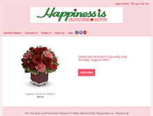 Tablet Screenshot of ourlittleflowershop.net